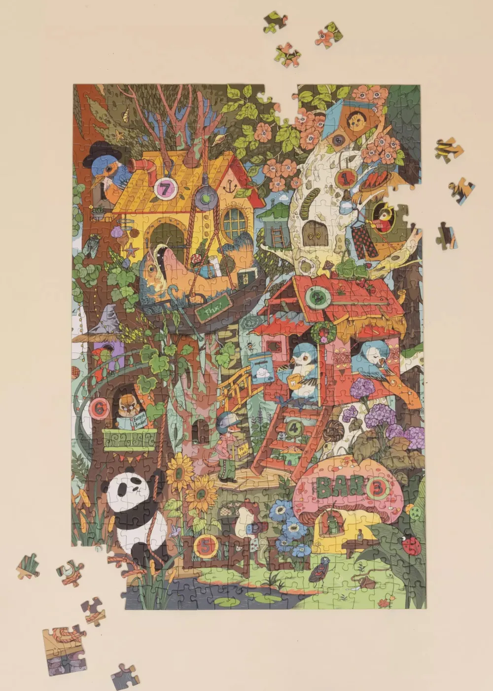 Coco Village Artist Puzzle - Treehouse - 500pcs