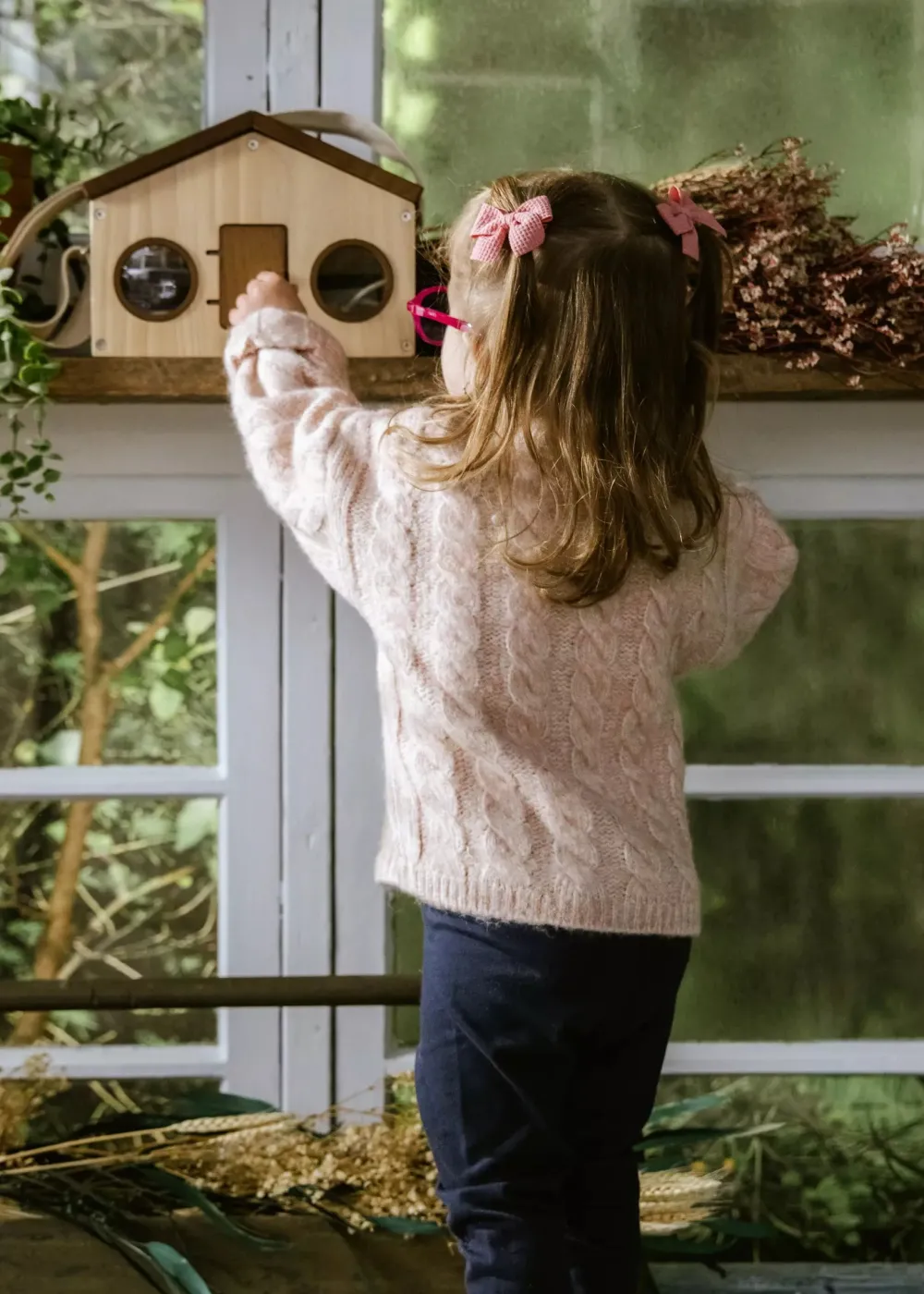 Coco Village Cardigan White 9-12m