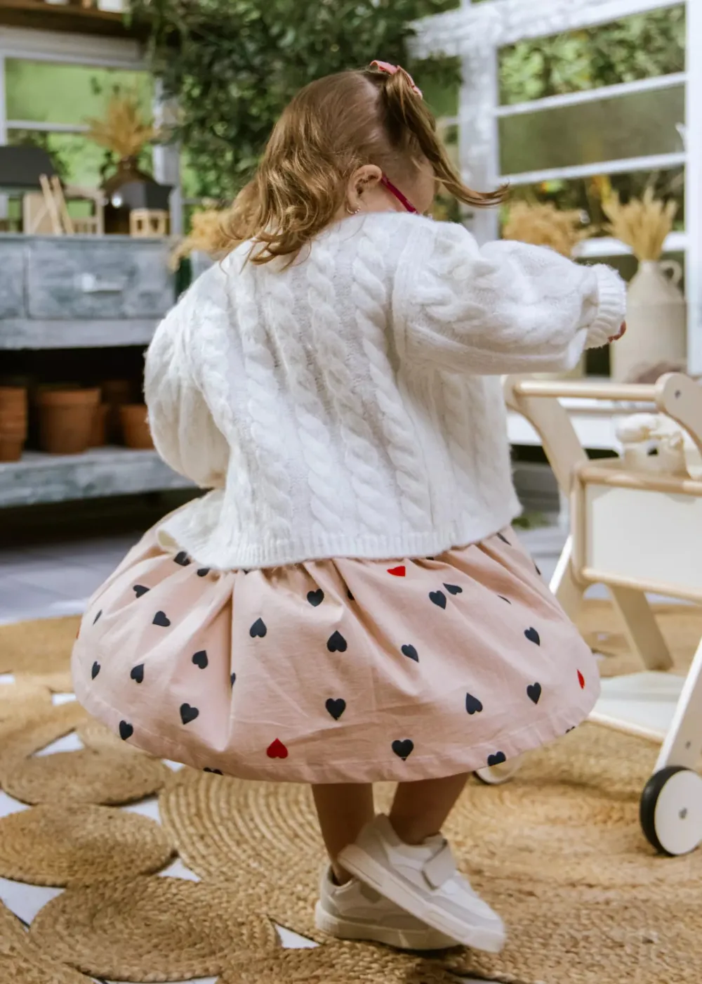 Coco Village Cardigan White 9-12m