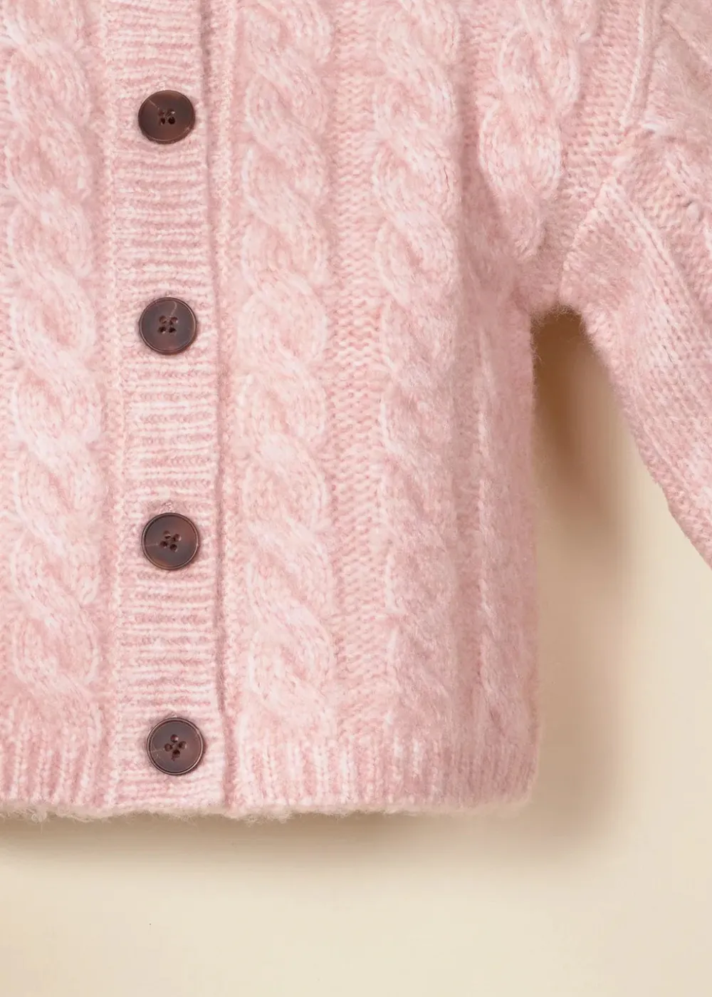 Coco Village Cardigan White 9-12m