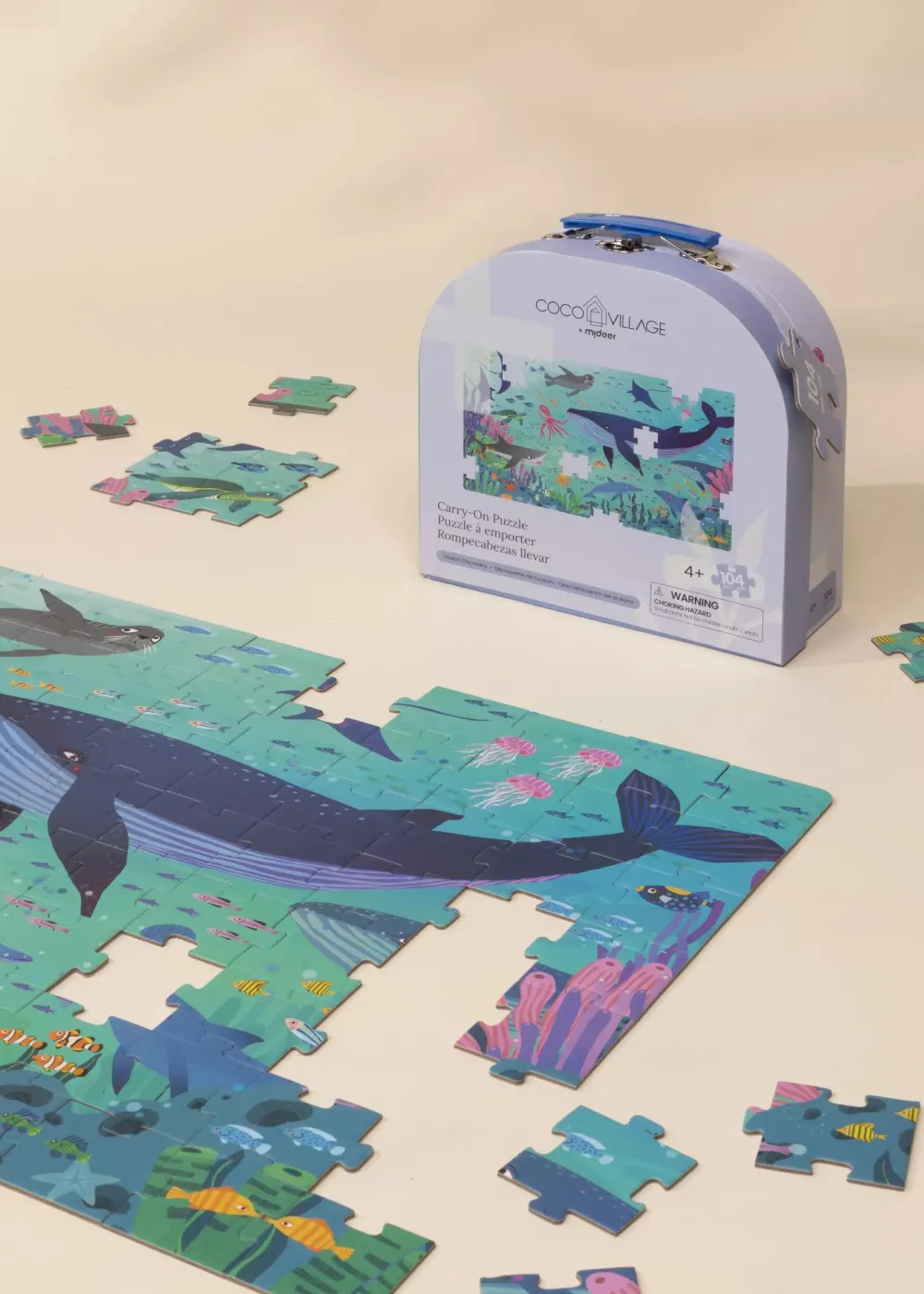 Coco Village Carry-On Puzzle - Ocean Discovery - 104pcs