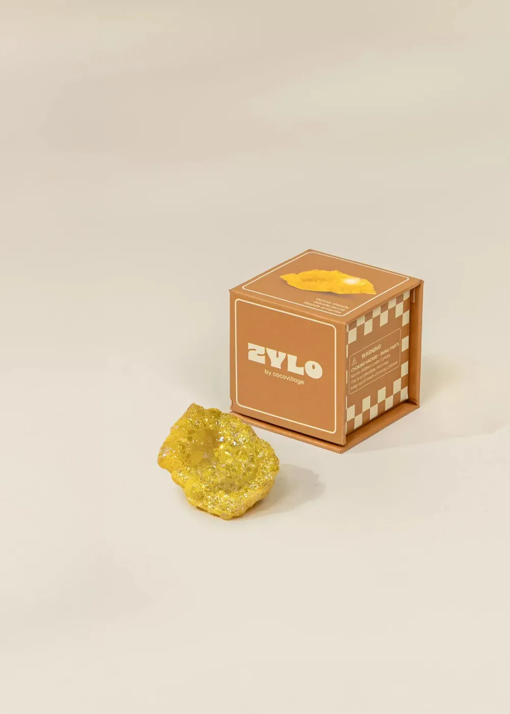 Coco Village Collectible Mineral - Yellow Geode