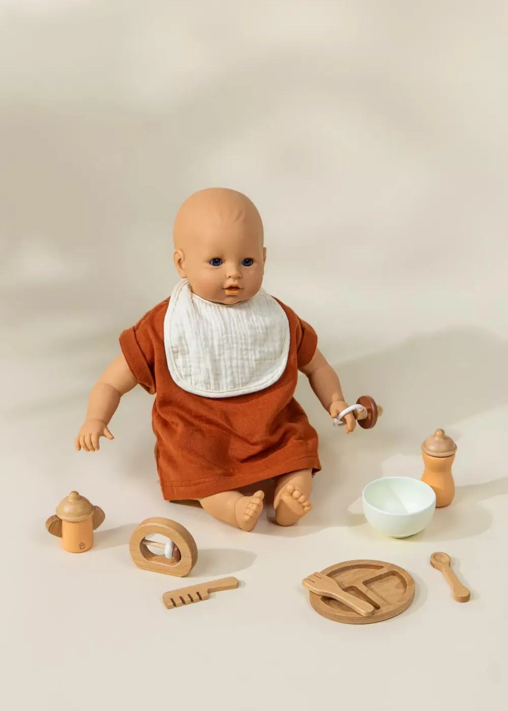 Coco Village Doll Accessories Wooden Playset