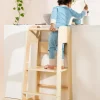 Coco Village Educational Tower - Natural Wood