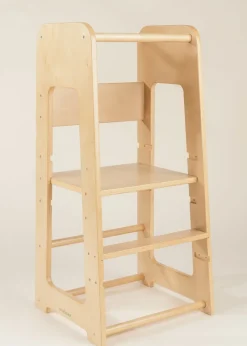 Coco Village Educational Tower - Natural Wood