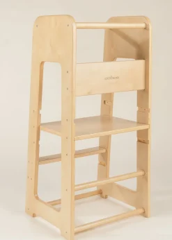 Coco Village Educational Tower - Natural Wood