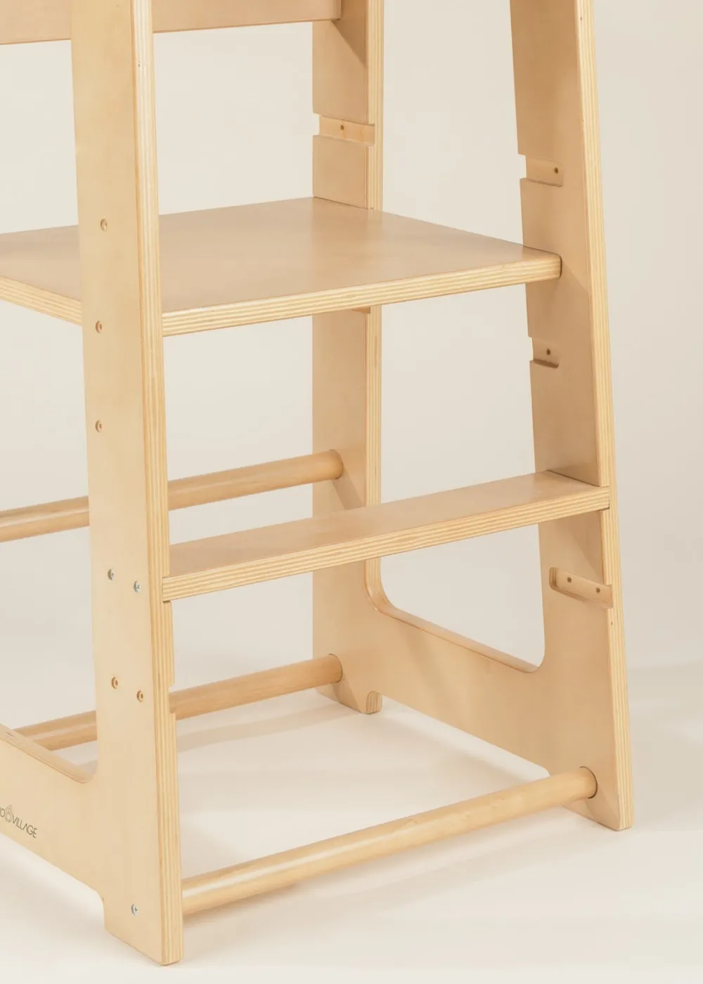 Coco Village Educational Tower - Natural Wood