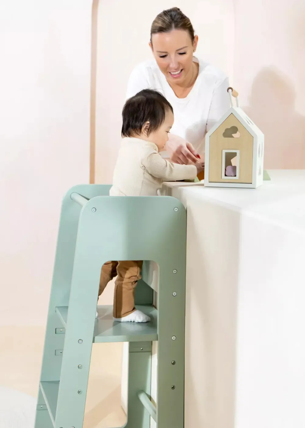 Coco Village Educational Tower - Seafoam