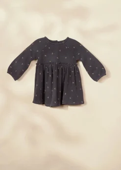 Coco Village Empire Waist Dress Obsidian 0-3m