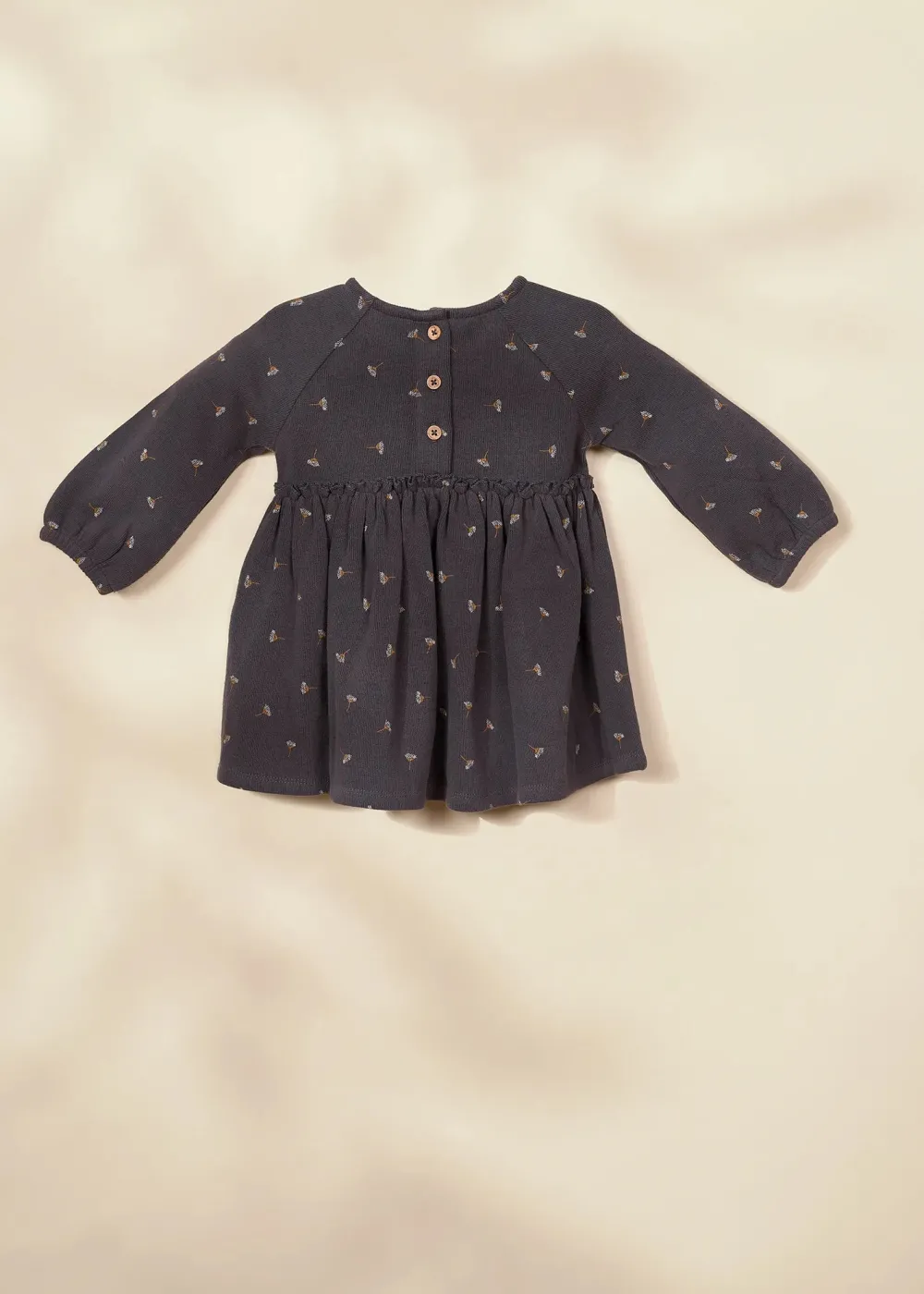 Coco Village Empire Waist Dress Obsidian 0-3m