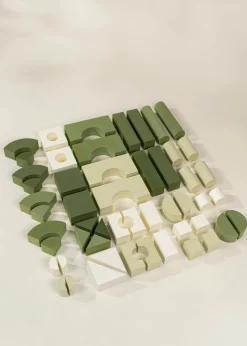 Coco Village EVA Foam Building Blocks Set - Medium (52pcs) GREEN COMBO