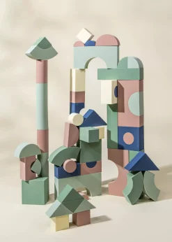 Coco Village EVA Foam Building Blocks Set - Medium (52 pcs)