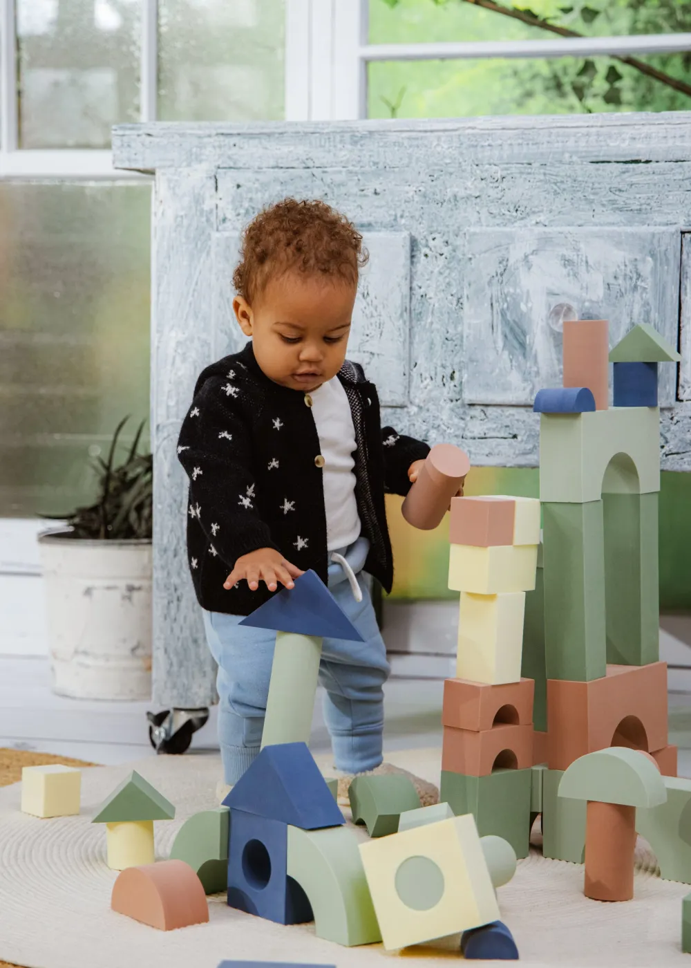 Coco Village EVA Foam Building Blocks Set - Medium (52 pcs)