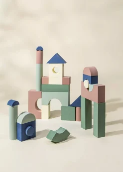 Coco Village EVA Foam Building Blocks Set - Medium (52 pcs)