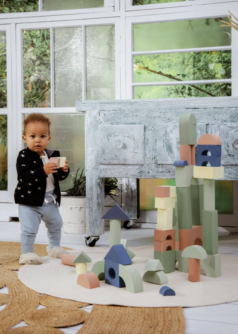 Coco Village EVA Foam Building Blocks Set - Medium (52 pcs)