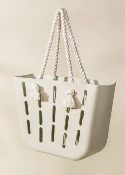 Coco Village EVA Waterproof Beach Bag W/Cotton Handle Rope-Foam