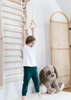 Coco Village Exercise Rings for Swedish Wall Climber