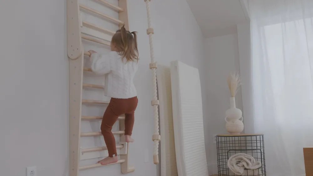 Coco Village Exercise Rings for Swedish Wall Climber