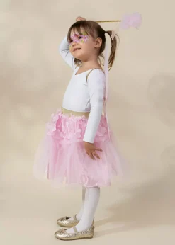 Coco Village Flower Tutu, Wings & Wand Costume