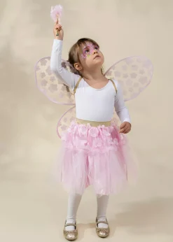 Coco Village Flower Tutu, Wings & Wand Costume