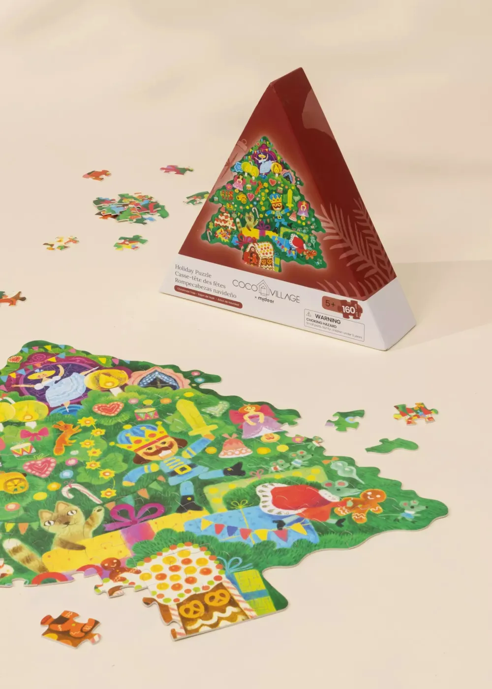 Coco Village Holiday Puzzle - Christmas Tree - 160pcs