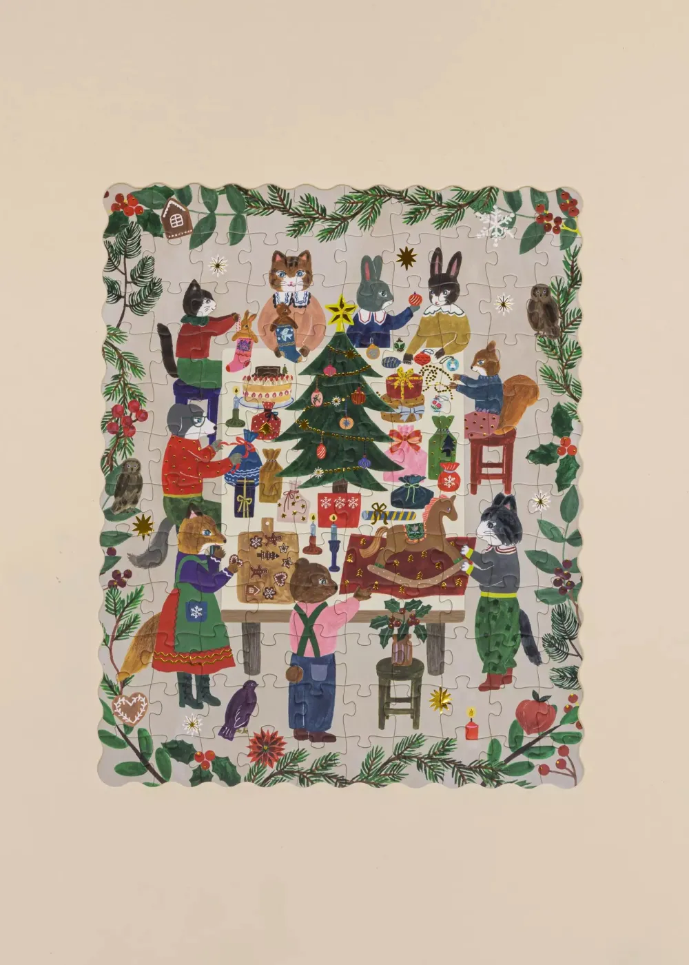 Coco Village Holiday Puzzle - Gift Exchange - 120pcs