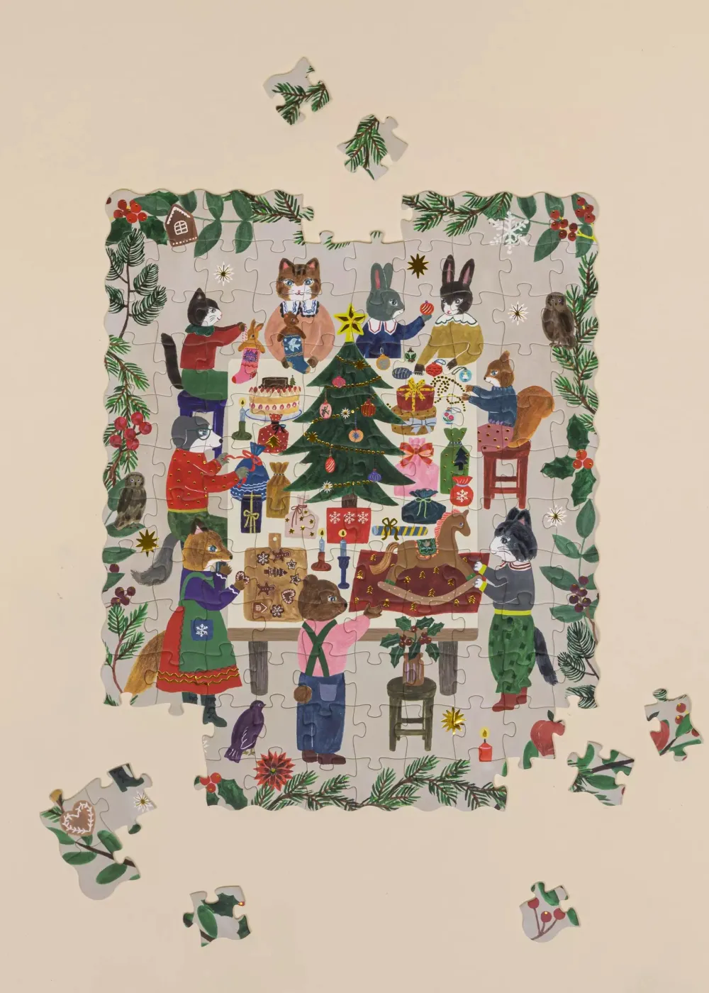 Coco Village Holiday Puzzle - Gift Exchange - 120pcs