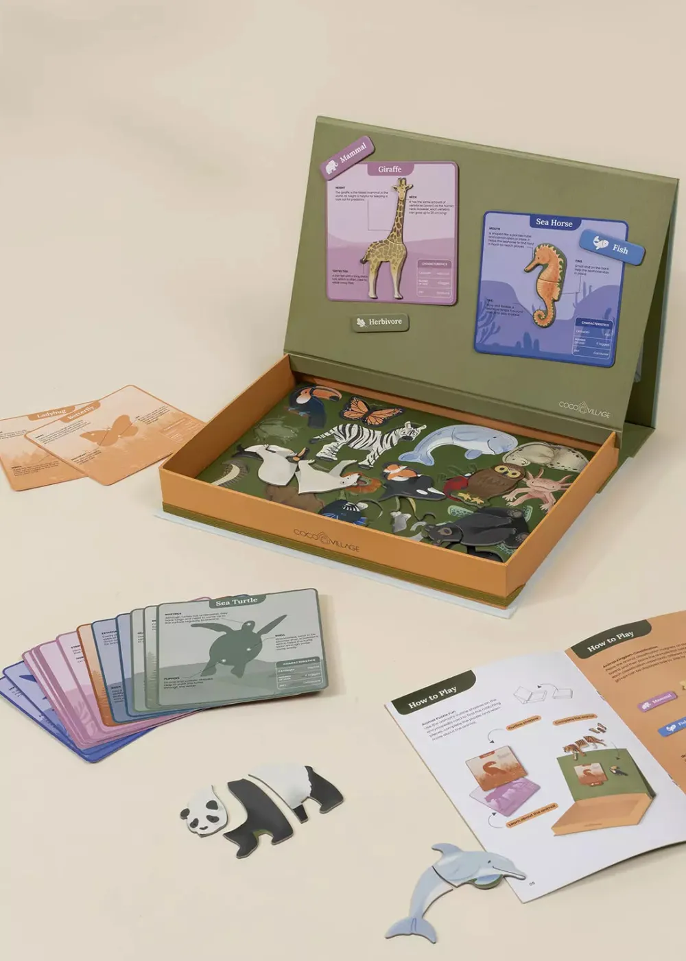 Coco Village Interactive & Magnetic Encyclopedia – Animal Discovery