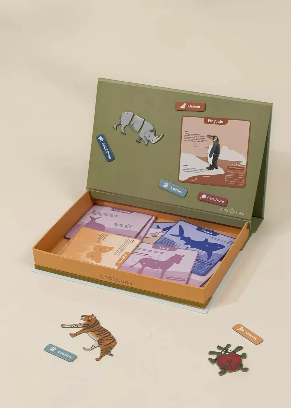 Coco Village Interactive & Magnetic Encyclopedia – Animal Discovery