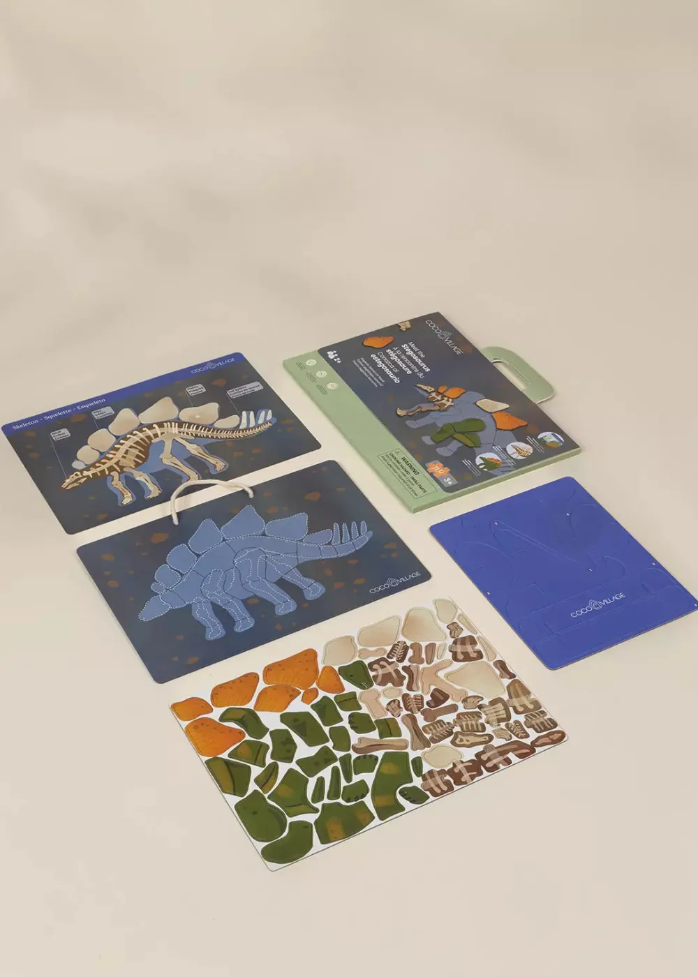 Coco Village Magnetic Interactive Board – Meet the Stegosaurus