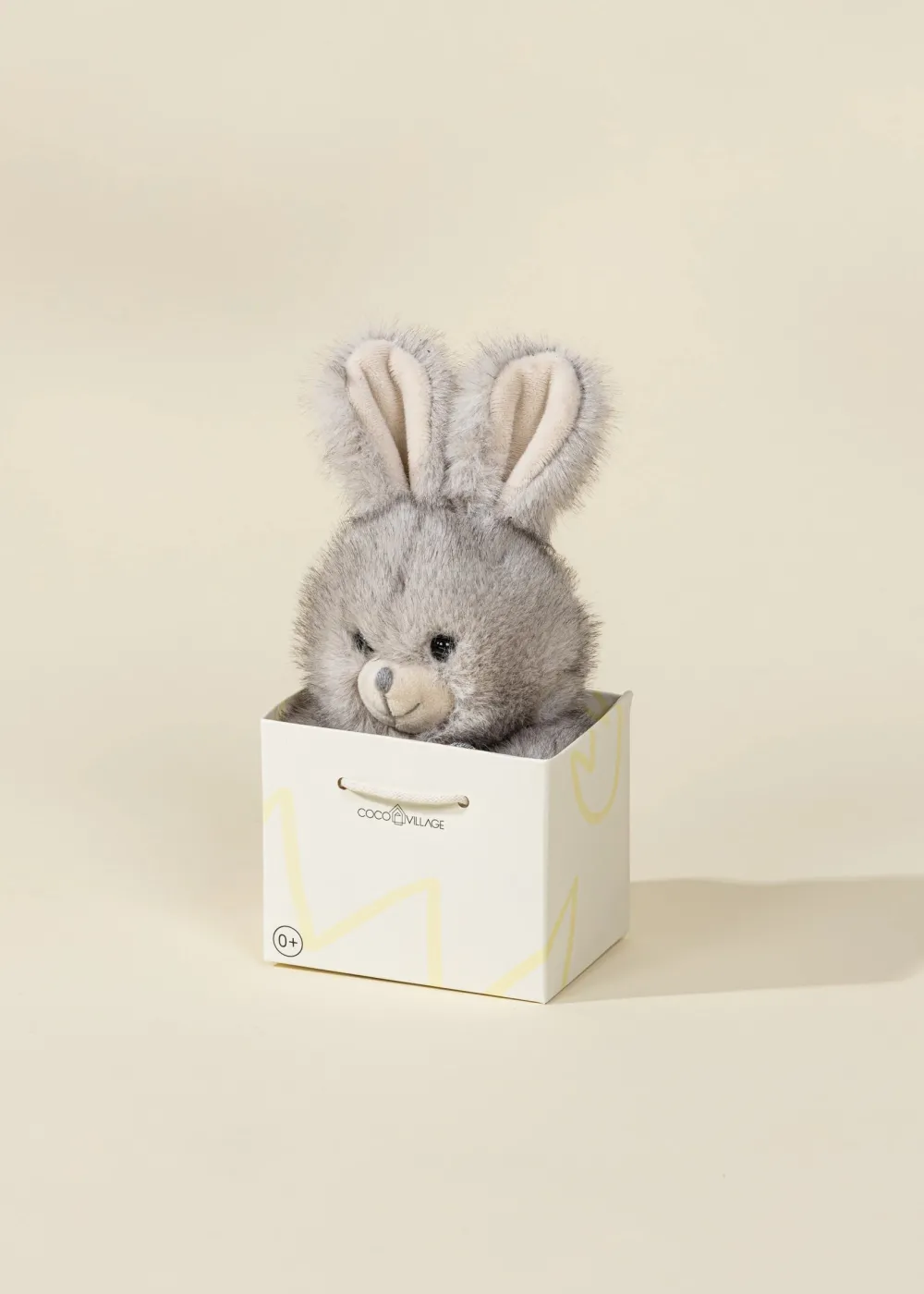 Coco Village Mini Gift Plush Toy - Grey Rabbit