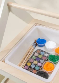 Coco Village Multifunction Wooden Art & Sensory Table W/ Stools