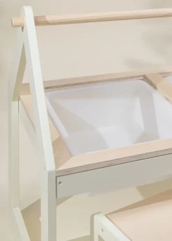 Coco Village Multifunction Wooden Art & Sensory Table W/ Stools
