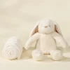 Coco Village Rabbit Plush Toy Snuggling Blanket
