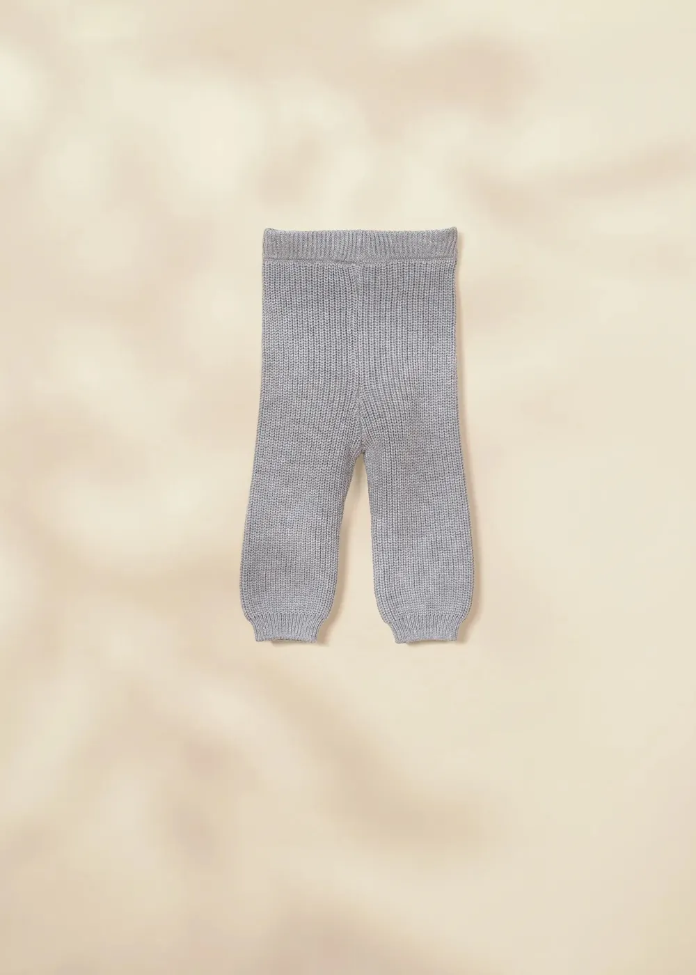 Coco Village Rib Knit Legging Grey 0-3m