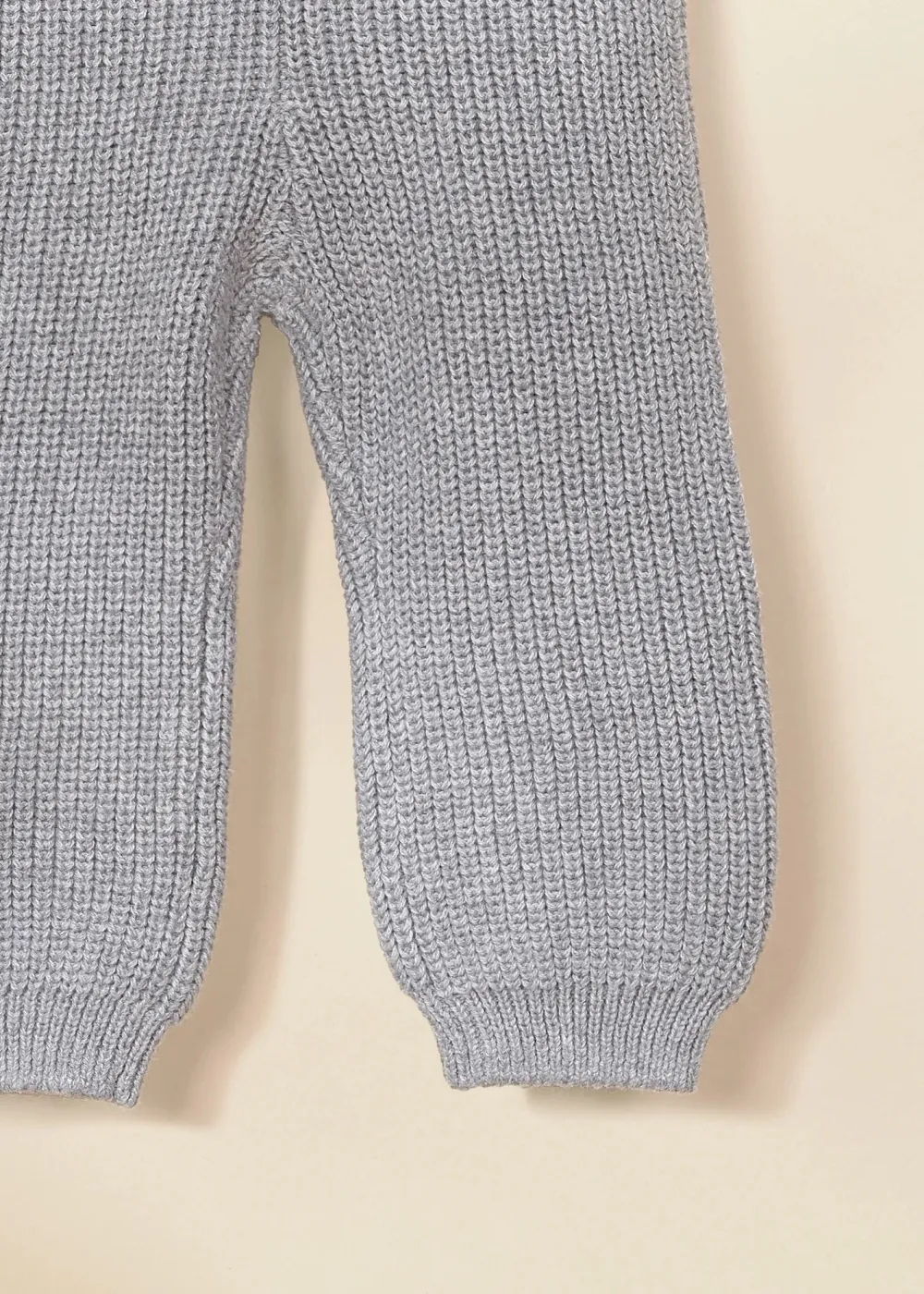 Coco Village Rib Knit Legging Grey 0-3m
