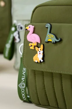 Coco Village Set of 12 Animal Charms Pin