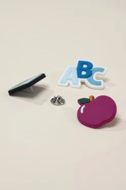 Coco Village Set of 12 Back to School Charms Pin