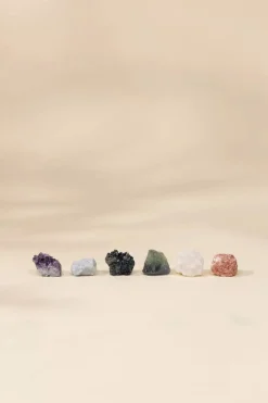 Coco Village Set of 6 collectible Minerals - Mystic Pebbles