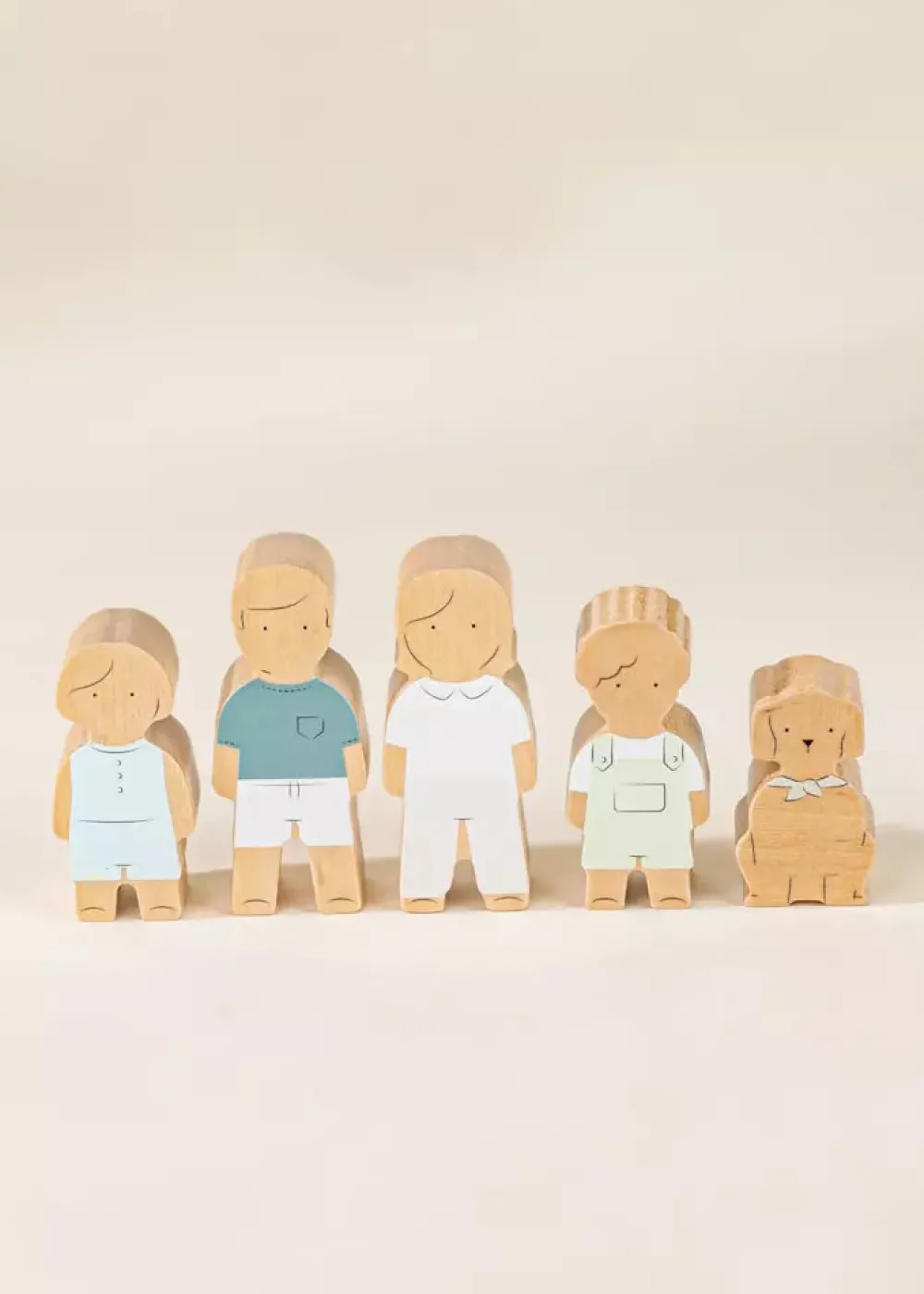 Coco Village Set of 5 Family Wooden Doll House Characters