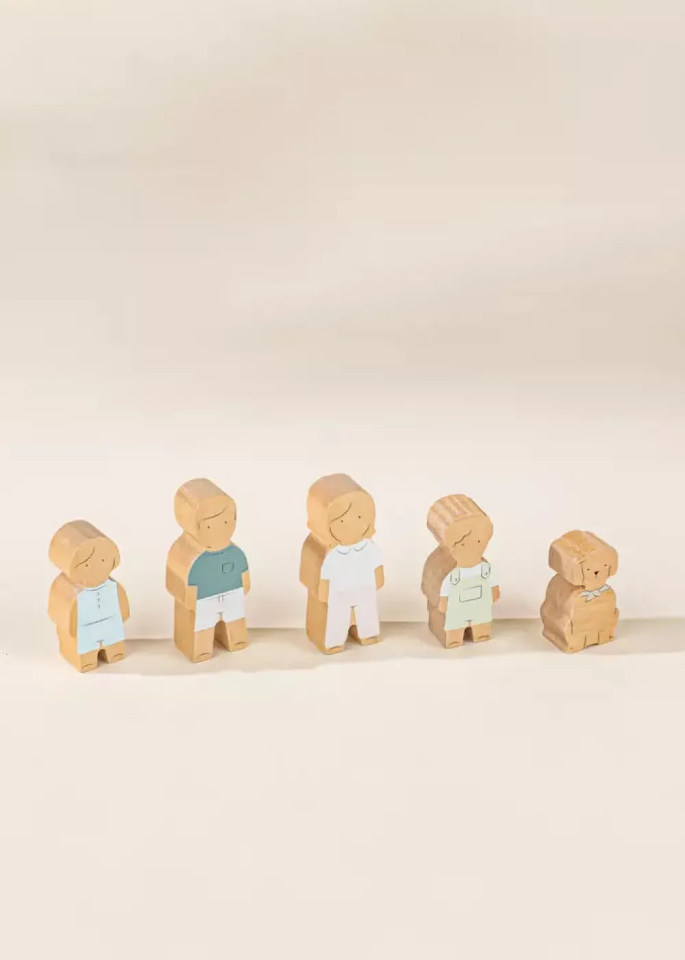 Coco Village Set of 5 Family Wooden Doll House Characters