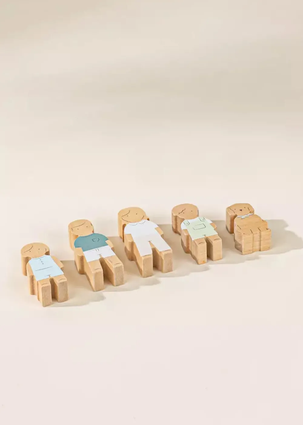 Coco Village Set of 5 Family Wooden Doll House Characters