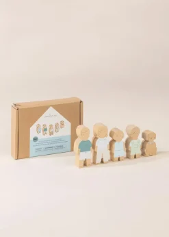 Coco Village Set of 5 Family Wooden Doll House Characters