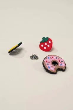 Coco Village Set of 12 Foodie Charms Pin