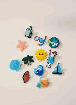 Coco Village Set of 12 Holiday Charms Pin