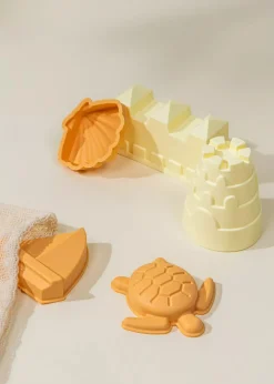 Coco Village Set of 5 Silicone Sand Moulds For The Beach