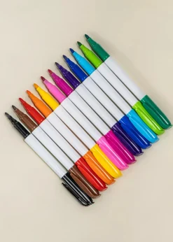 Coco Village Set of 4 Silicone Washable Coloring Placemats & Markers