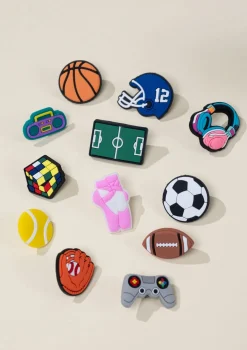 Coco Village Set of 12 Sports & Activities Charms Pin