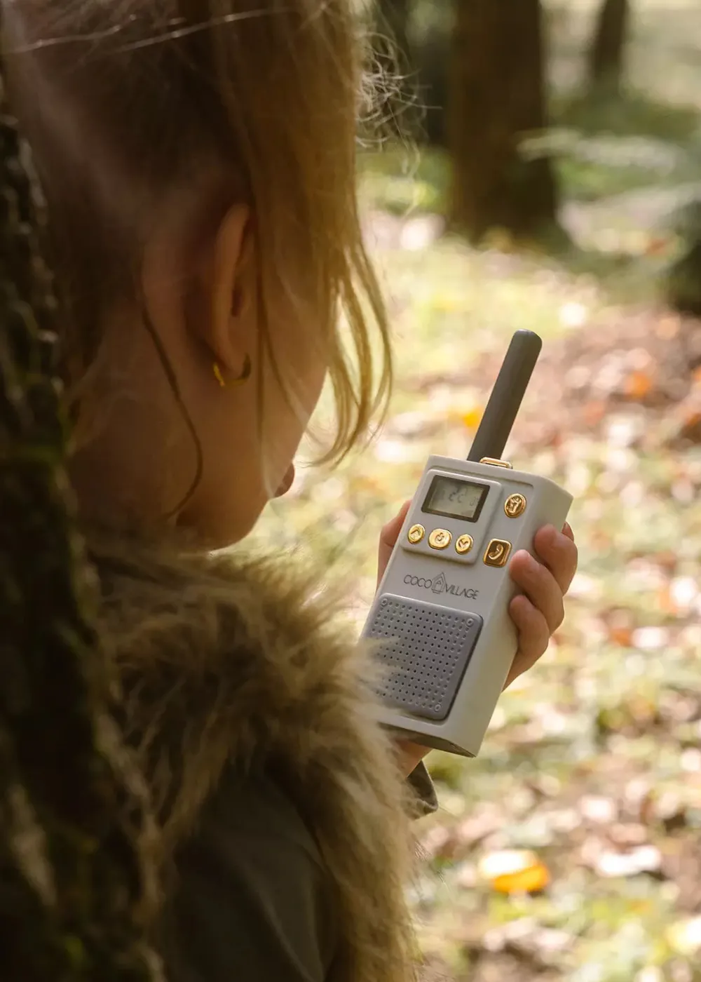 Coco Village Set of 2 Walkie Talkies - Beige