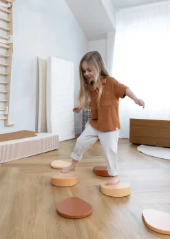 Coco Village Set of 6 Wooden Balance Stepping Stones